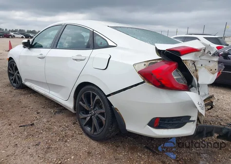 2019 Honda Civic Sport из США, поврежденный, VIN 2HGFC2F85KH563507